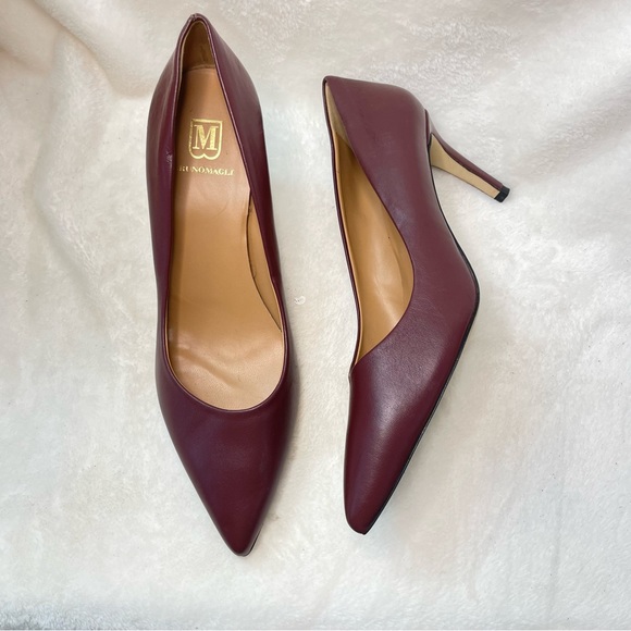 BRUNO MAGLI Telma pump 10 US Nappa Leather Pointed Toe High Heel  NWOT B 212‎ - Picture 8 of 11